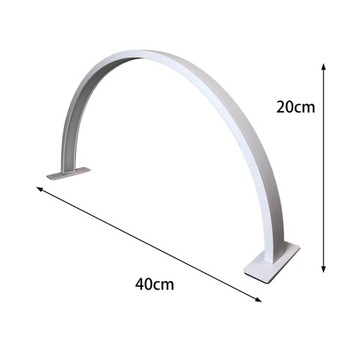 Настольная лампа для ногтей Half Moon 20 Вт Профессиональная светодиодная лампа для ногтей Nail Tech, белый