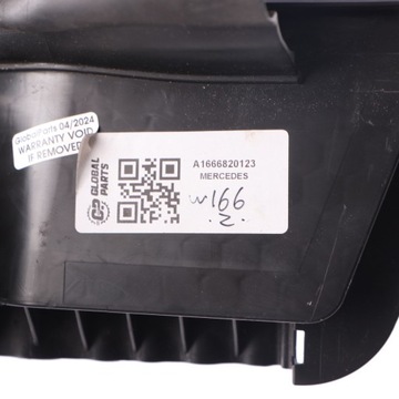 MERCEDES W166 TLUMENÍ KAPOTY PŘEDNÍ LEVÉ LEVÝ A1666820123