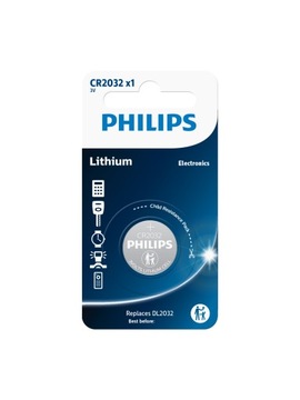 Bateria guzikowa litowa CR2032 Philips 1 sztuka