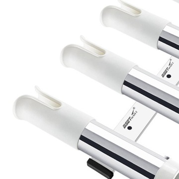 Подставка для удочки с четырьмя отверстиями Ведро с четырьмя отверстиями Держатель для удочки Держатель для хранения удочки Белый