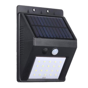Lampka solarna LED z czujnikiem ruchu i zmierzchu