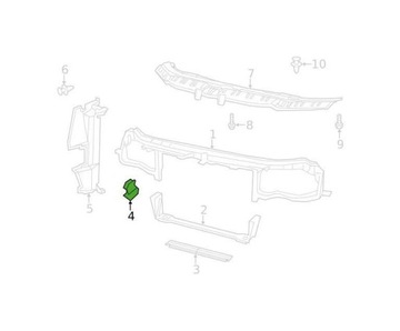 CHRYSLER 300C 11-14 КРЕПЛЕНИЕ ФАР