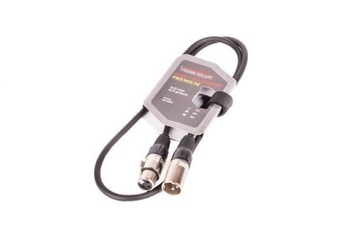 Kabel XLR Męski - XLR damski Canon Mikrofonowy 1m