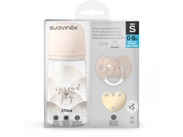 SUAVINEX ZESTAW BUTELKA 270 ML SMOCZEK USP KLIPS