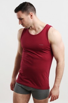 Tank-Top Koszulka Pierre Cardin 1pak Bordowa XL