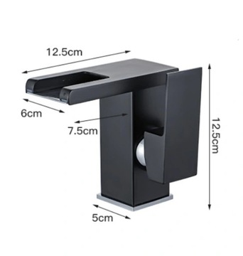 WATERFALL смеситель для умывальника RGB LED