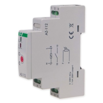 F&F Автоматический сумеречный выключатель на DIN-рейку 1P 16A 230V IP20 AZ-112