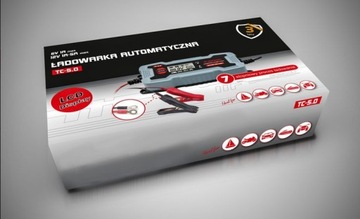 Ładowarka akumulatorów 6V 12V 5A LCD AGM ŻELOWYCH