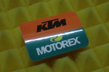 НАКЛЕЙКА MOTOREX KTM RACING НАКЛЕЙКА 5 x 3,6 см