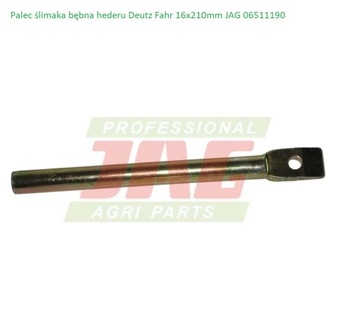 Palec ślimaka bębna hederu Deutz Fahr 16x210mm JAG