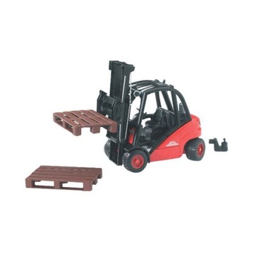BRUDER 02511 Linde H30D Wózek widłowy ze sprzęgiem
