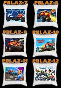 BLAZE ПОДУШКА И МЕГА МАШИНЫ + ПОДАРОК ​​НА ИМЯ РЕБЕНКА