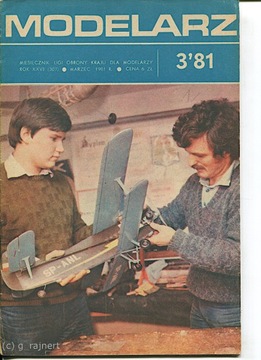 Modelarz 3/1981 Jak-4, Constitutionen,Żuk A 15M