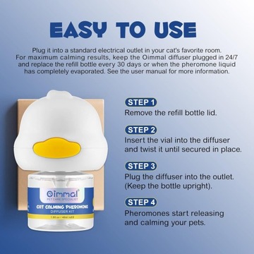 Успокаивающий диффузор для кошек, 2 в 1