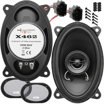 MOCNE GŁOŚNIKI SAMOCHODOWE 4x6