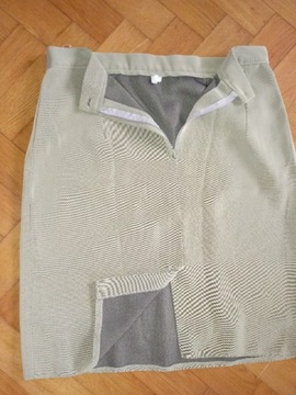 Элегантная юбка миди фисташкового цвета XXL 44