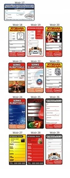 Наклейки обслуживание масла смены 100 шт.