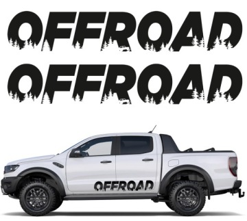 Samolepka Na Auto Off Road Les 20x114 cm 2ks