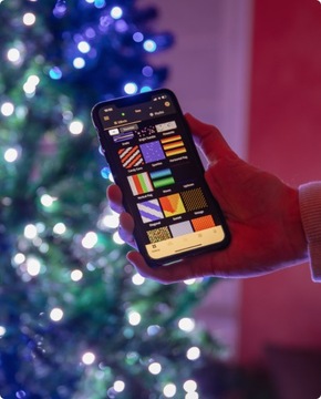 Декоративная новогодняя цепочка Twinkly 250 LED RGB 20м