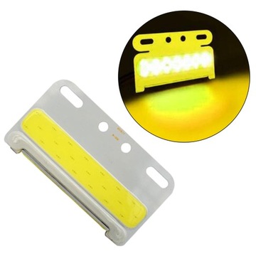 Основание из сплава со светодиодным боковым маркером 24 В. Простая установка. Автоматический эффект белого света