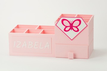 KAJAWIS Organizer na biurko Przybornik na kredki z IMIENIEM prezent POKEMON