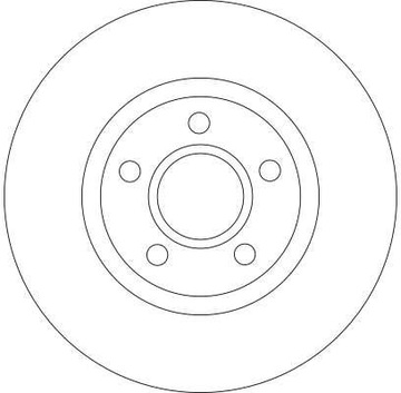 TRW DF4424 Тормозной диск (1 шт.)
