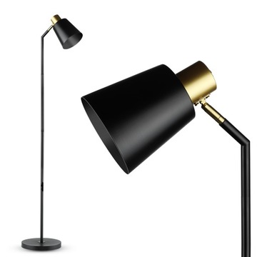 LAMPA PODŁOGOWA STOJĄCA E27 METALOWA NOWOCZESNA 160cm