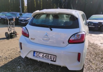 Mitsubishi Space Star Hatchback 5d Facelifting II 1.2 71KM 2021 Mitsubishi Space Star 2022r, SALON POLSKA. 1.2 Benzyna. AUTOMAT. Uszkodzon, zdjęcie 3