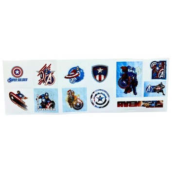 ЧЕМОДАН «КАПИТАН АМЕРИКА» MARVEL AVENGERS + НАКЛЕЙКИ НА ЗНАЧОК ЩИТА