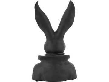 WIELKANOC Dekoracyjna Figurka KRÓLIK ZAJĄC 35 x 20 x 13 cm - CZARNY
