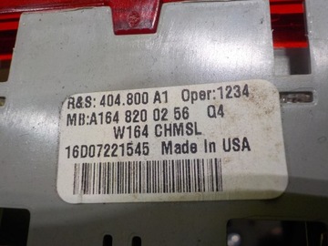 MERCEDES ML II W164 3.0 CDI 07R SVĚTLO STOP A1648200256