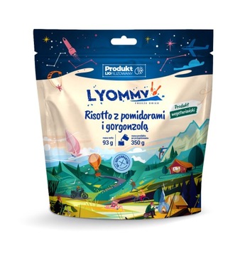 Lyommy liofilizowane Risotto z pomidorami 350g