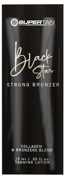 SuperTan Black Star Strong Bronzer z kolagenem saszetka do solarium