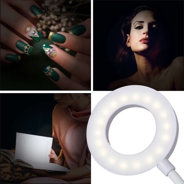 ШКОЛЬНАЯ НАСТОЛЬНАЯ ЛАМПА 18 LED USB CLIP