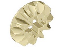 Lego 6589 koło zębate 12 technic piaskowy 1 szt U