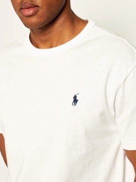 KOSZULKA T-SHIRT MĘSKA BIAŁA POLO RALPH LAUREN ROZMIAR M