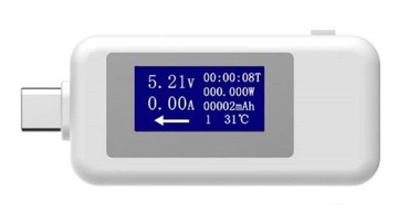 KWS-1802C - wielofunkcyjny tester USB typ C biały