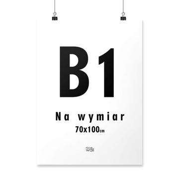 Plakat B1 70x100 cm Wydruk cyfrowy papier 200g/m2