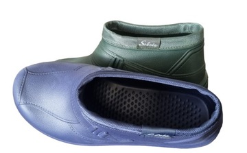 GUMOWCE KALOSZE MĘSKIE LEKKIE BEZ OCIEPLENIA 45 PIANKOWE PIANKA BHP ROBOCZE