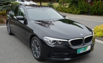BMW Seria 5 G30-G31 Touring 520d 190KM 2020 BMW Seria 5 2,0D 190 KM X-DRIVE Full Led Nawigacja SPORT-LINE 2.0 Diesel, zdjęcie 9