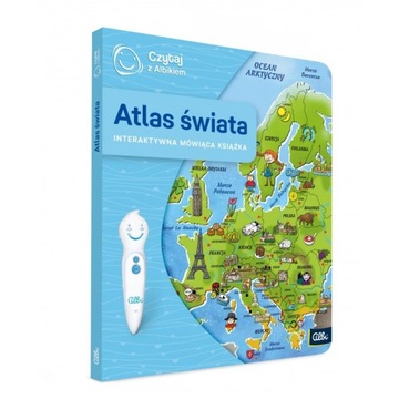 ATLAS ŚWIATA MÓWIĄCA KSIĄŻKA - CZYTAJ Z ALBIKIEM