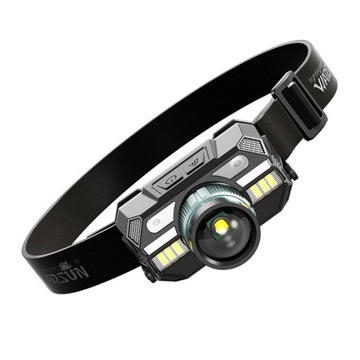 WARSUN WD09B LATARKA CZOŁOWA CZOŁÓWKA NA GŁOWĘ MOCNA LED IPX5 USB-C 500LM