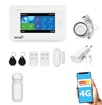 Bezprzewodowy alarm 4G LTE aplikacja TUYA WiFi GSM