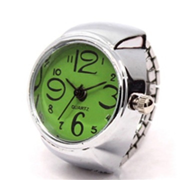 Creative anillos Finger Ring Watch Punk Mini