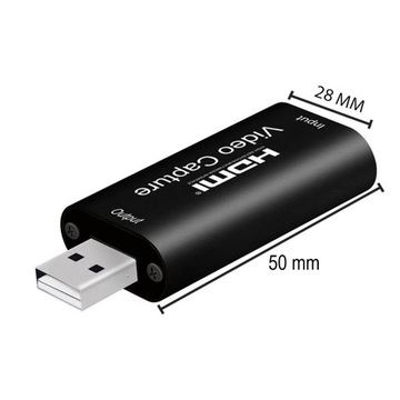 ВИДЕО КОНВЕРТЕР ИЗ HDMI В USB-АДАПТЕР ГРАББЕРА