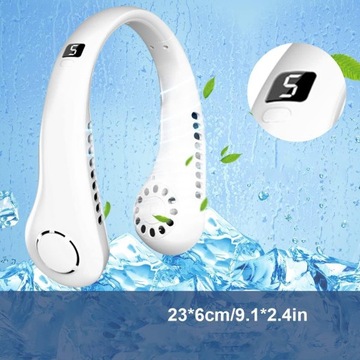 ПОРТАТИВНЫЙ МИНИ-ВЕНТИЛЯТОР ДЛЯ БЕГА. 5 РЕГУЛИРУЕМЫХ СКОРОСТЕЙ