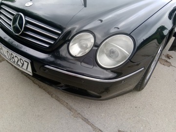 Накладка на передний бампер - Mercedes CL w215