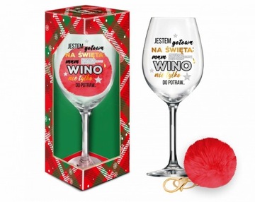 Kieliszek 700ml, Prezent dla Żony na Mikołajki