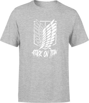 MĘSKA KOSZULKA ATTACK ON TITAN ATAK TYTANÓW R. L T-SHIRT MĘSKI TSHIRT