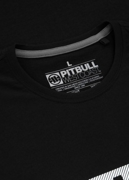 PITBULL T-SHIRT ULTRALEKKA KOSZULKA MĘSKA KRÓTKI RĘKAW HILLTOP CZARNA M